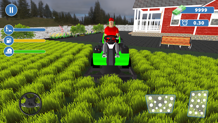 #3. Mowing Simulator Lawn Cutting (Android) By: Mr Nexus