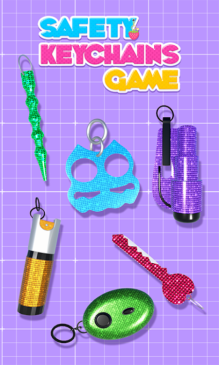 #7. Self Defense Keychain Game! (Android) By: Aesthetic lab