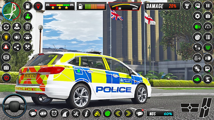 #4. US Police Car 3D Driving Games (Android) By: Infinite Earth