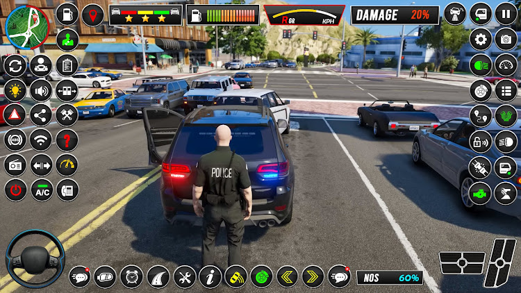 #3. US Police Car 3D Driving Games (Android) By: Infinite Earth