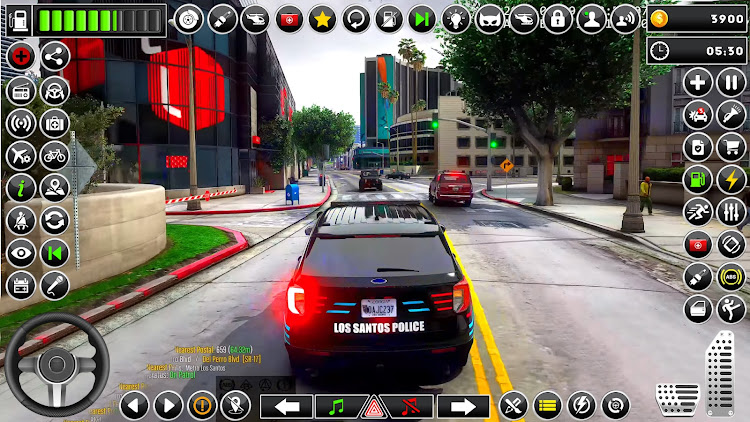 #5. US Police Car 3D Driving Games (Android) By: Infinite Earth