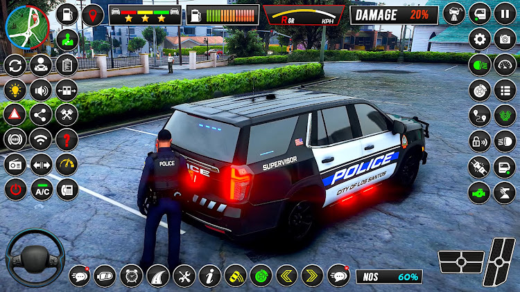 #7. US Police Car 3D Driving Games (Android) By: Infinite Earth