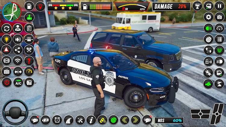 #6. US Police Car 3D Driving Games (Android) By: Infinite Earth