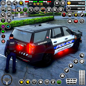 US Police Car 3D Driving Games