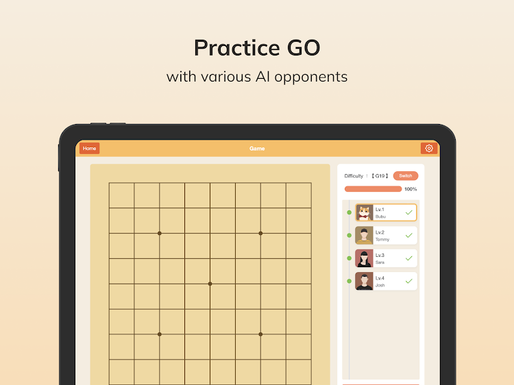 #10. HJJ GO - One-stop Learning App (Android) By: 布列克圍棋教育有限公司