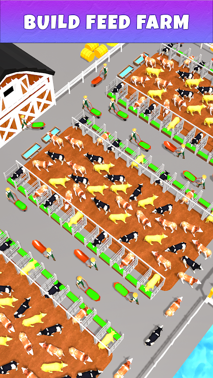 #2. Idle Cow Farm Tycoon (Android) By: SkyDive