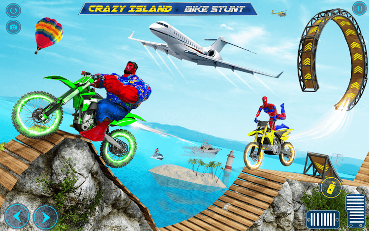 #2. GT Bike Stunt Motor Rider Game (Android) By: Game Sonic