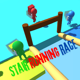 Stair running race