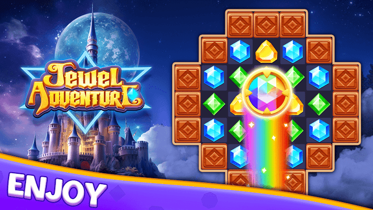 #8. Jewels Adventure Match Blast (Android) By: Lynn Mobile Puzzle Games