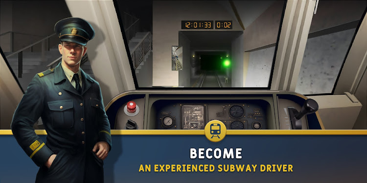 #3. Train Simulator: subway, metro (Android) By: Gem Jam