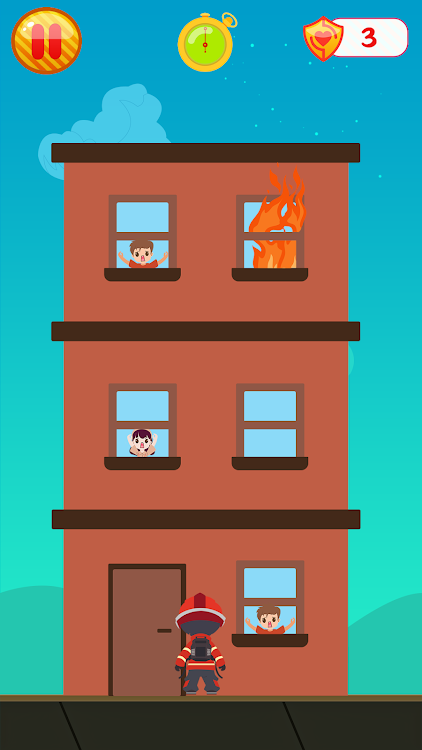 #4. FireFighter Rescue 2D Game (Android) By: arcane-entertainment