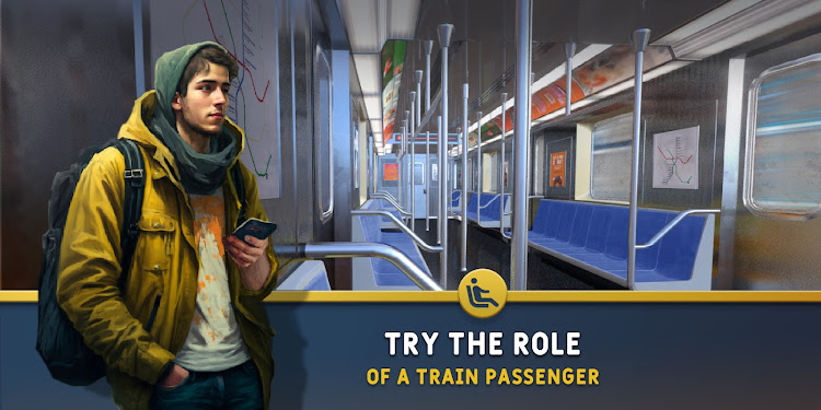 #6. Train Simulator: subway, metro (Android) By: Gem Jam