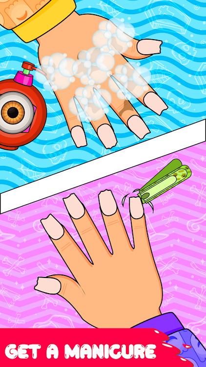 #2. Nail Art Girl Nail Salon Game (Android) By: Mobi Gamers Studio