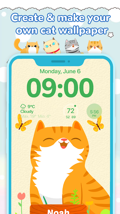 #6. DIY Cat Language Wallpaper (Android) By: TSACom