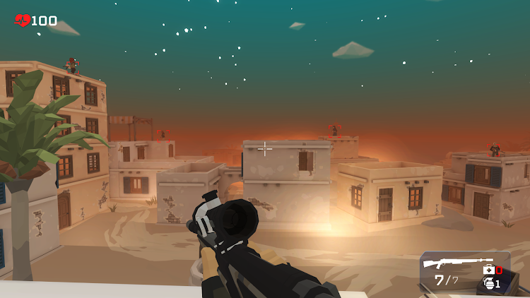 #5. Battle Polygon: 3D fps shooter (Android) By: Moon Work Studio