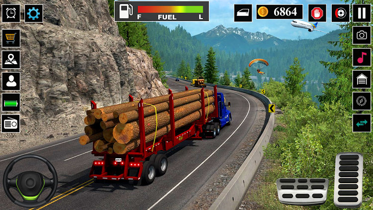 #4. Heavy Truck Simulator Game 3D (Android) By: Rocky Apps & Games