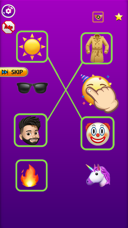 #3. Connect the Emoji Puzzle Games (Android) By: Swiftsoft Games