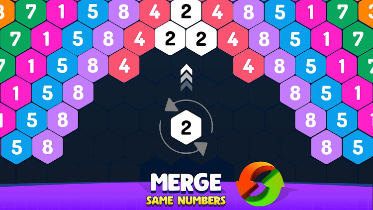 #5. Hexa Sort: 2048 Puzzle Games (Android) By: Italy Games studios