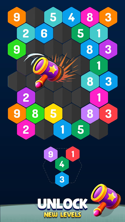 #2. Hexa Sort: 2048 Puzzle Games (Android) By: Italy Games studios