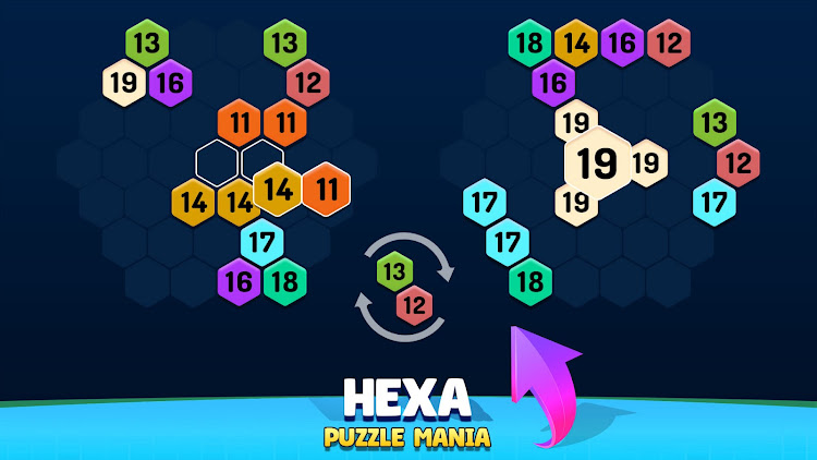 #4. Hexa Sort: 2048 Puzzle Games (Android) By: Italy Games studios