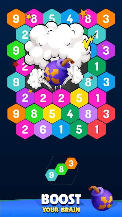 #8. Hexa Sort: 2048 Puzzle Games (Android) By: Italy Games studios