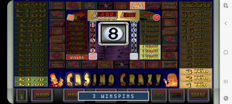 #9. CASINOCRAZY Club Fruit Machine (Android) By: Cashman_eq