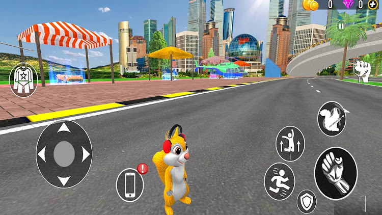 #3. Squirrel Open World (Android) By: Getflynz