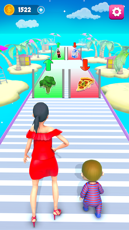 #2. Good vs Bad Mom: Mother Sim (Android) By: Forbidden Games