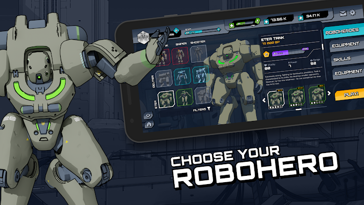 #9. RoboHero Mobile - Open Beta (Android) By: RoboHero