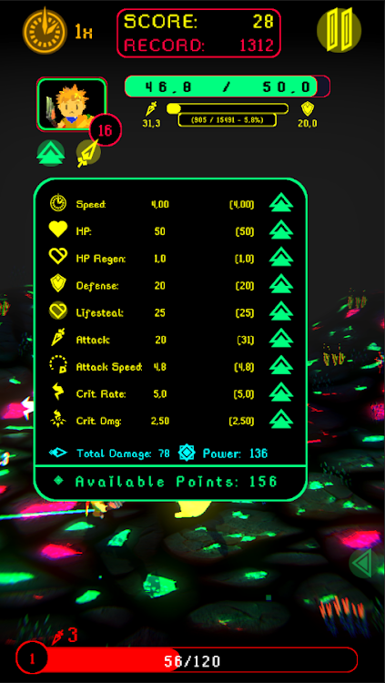 #10. Neon Abyss (Android) By: Quantic Bit