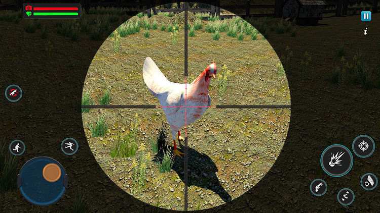 #3. FPS Chicken Shoot Offline Game (Android) By: Fog Revolution