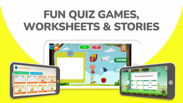 #6. Tiny Genius Kids Learning Game (Android) By: The Learning Apps - Educational Apps for kids