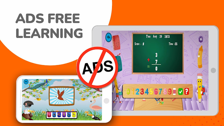 #4. Tiny Genius Kids Learning Game (Android) By: The Learning Apps - Educational Apps for kids