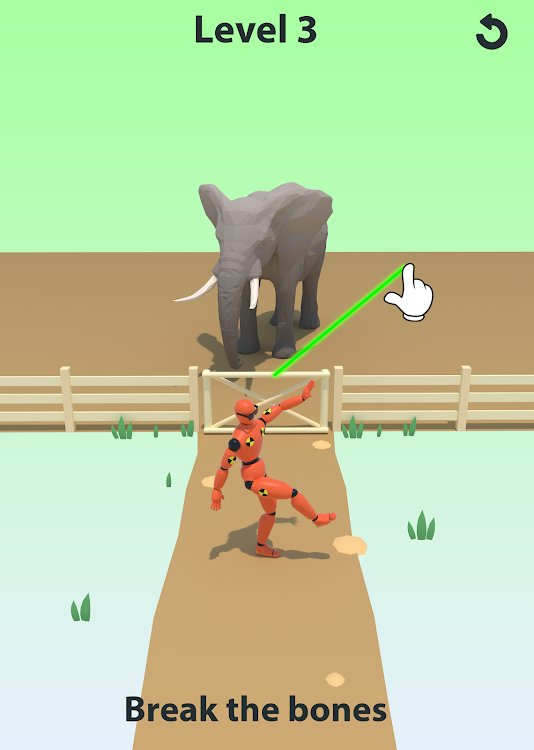 #7. Break the Dancing Dummy (Android) By: TapEmpire