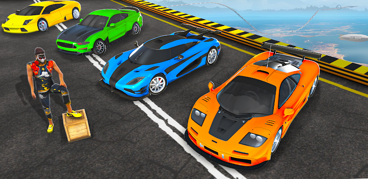 #2. Extreme Car Stunt Races (Android) By: LowByte Studio