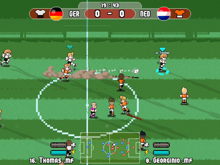 #10. Pixel Cup Soccer - Ultimate (Android) By: BATOVI Games