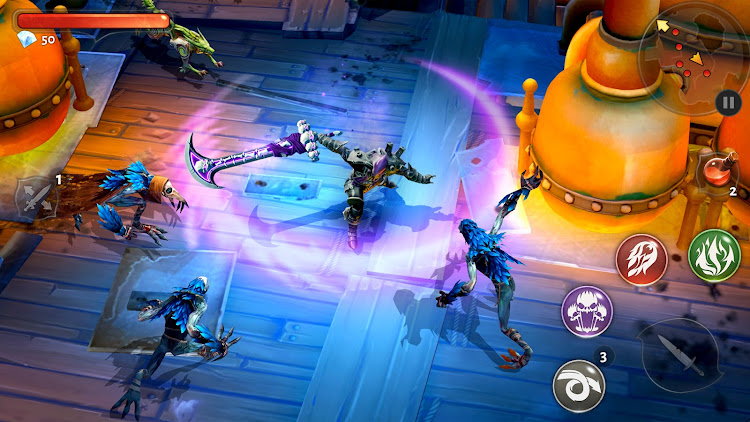 #7. Dungeon Hunter 5: Action RPG (Android) By: Gameloft SE