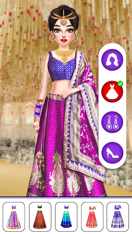 #2. Bridal Dress Up Indian Wedding (Android) By: IntroPixel Game Studio