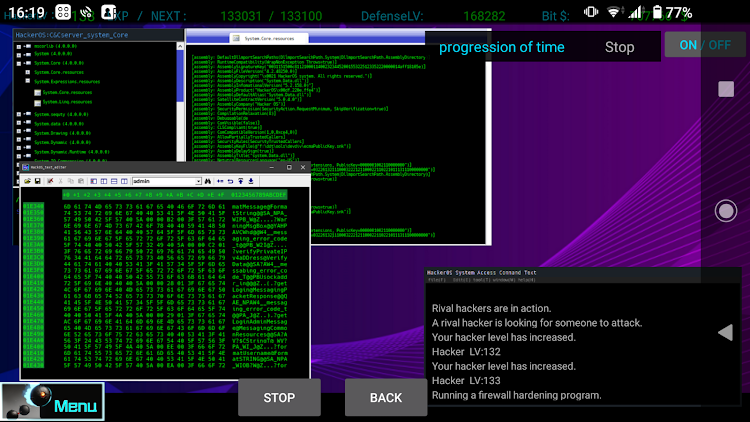 #5. Hackingdom Hacker game (Android) By: RedrococoZero