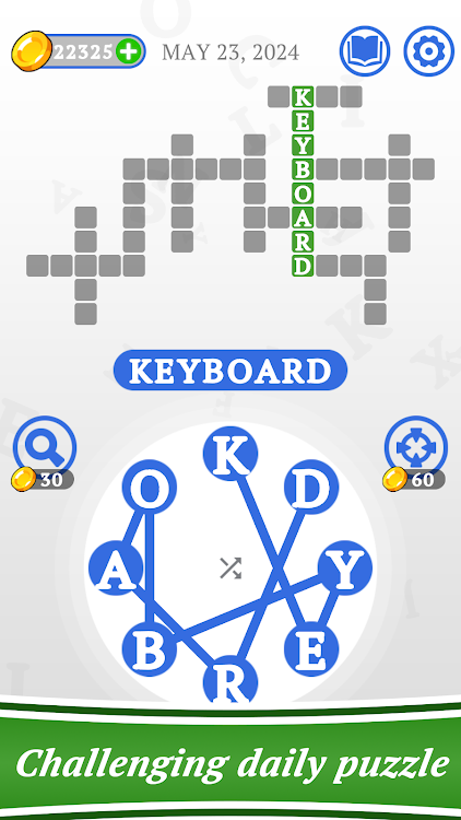 #10. Word Cross Basic (Android) By: Basic Puzzle Studio