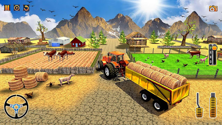 #3. Real Tractor Farming Sim Drive (Android) By: Gameboost Studio Inc.