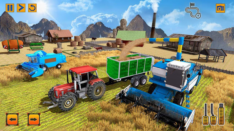 #2. Real Tractor Farming Sim Drive (Android) By: Gameboost Studio Inc.