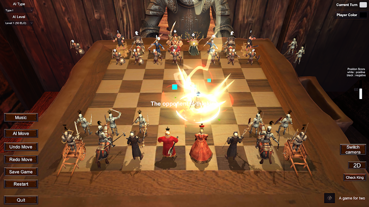 #2. The Coolest Chess 3D (Android) By: SnowballGameStudio