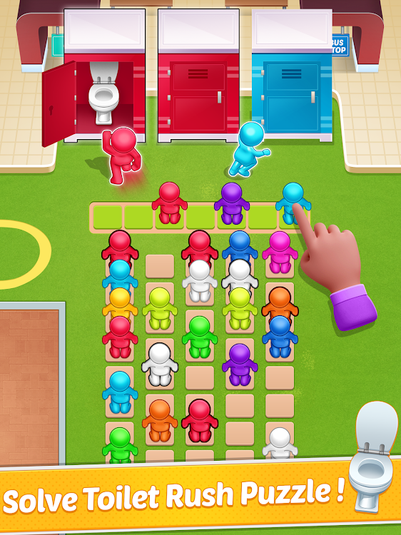 #6. Toilet Jam - Sort Puzzle 3D (Android) By: Lion Cube Studio