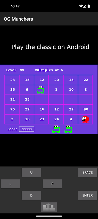 #5. OG Munchers - Munch Numbers (Android) By: UserLAnd Technologies