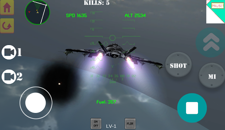 #4. Flight War Jet (Android) By: AF Games Studio