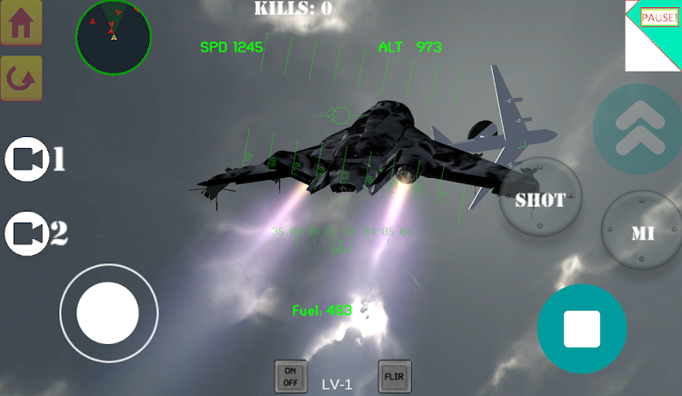 #5. Flight War Jet (Android) By: AF Games Studio