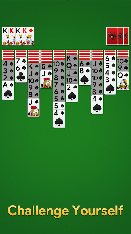 #7. Spider Solitaire: Card Game (Android) By: TOR Games