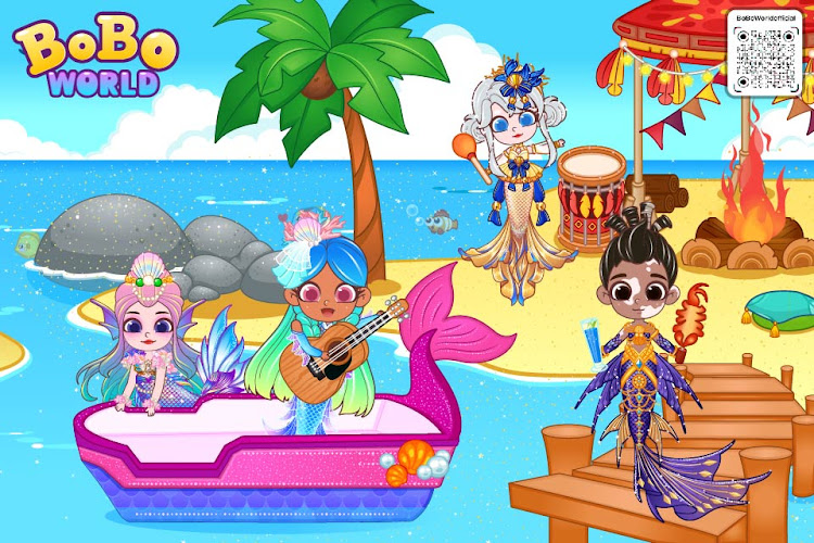 #3. BoBo World: Mermaid Fashion (Android) By: BoBo World