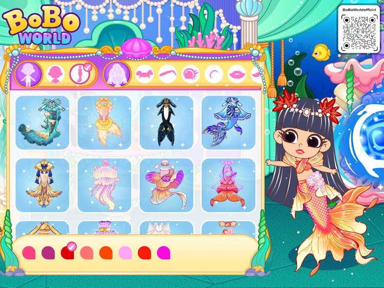 #10. BoBo World: Mermaid Fashion (Android) By: BoBo World